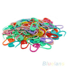 100PC Knitting Mix color Craft Crochet Locking Stitch Needle Clip Markers Holder