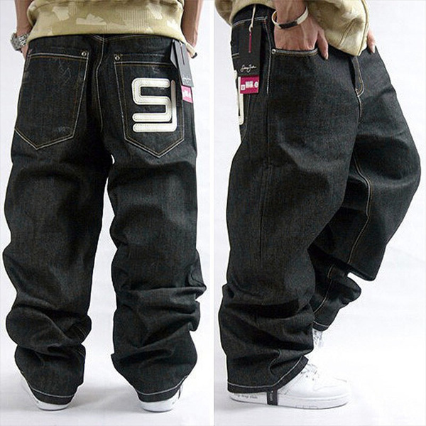 Hip-Hop Rock baggy Long Jeans Pants 