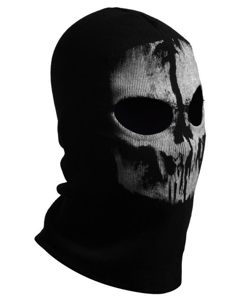 Black Balaclava Ghost Mask Call of Duty Ghost Mask Windproof Warm
