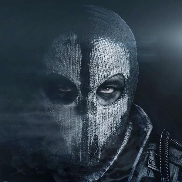 New Call of Duty 19 COD19 Ghost Squad Skull Balaclava Ski Hood
