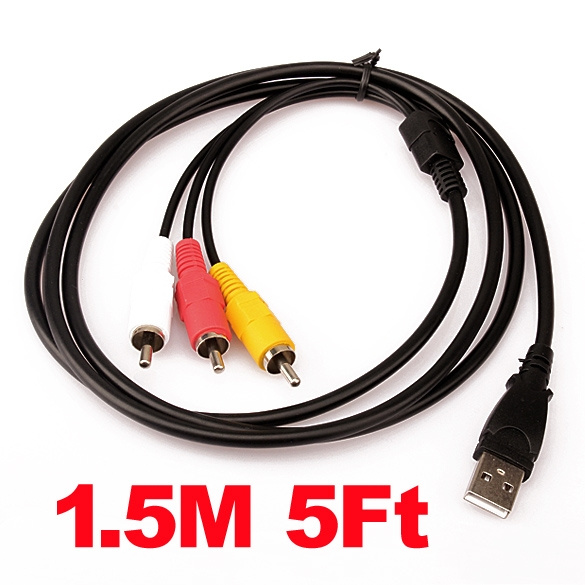 Câble 3 RCA vers 3 RCA 1.5M