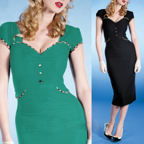 rockabilly wiggle dress