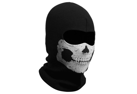 New Call of Duty 19 COD19 Ghost Squad Skull Balaclava Ski Hood
