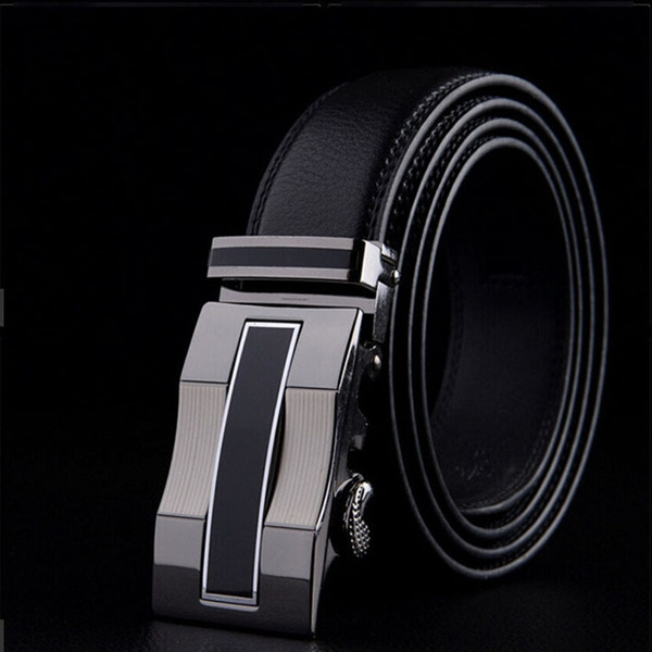 Belt automatic buckle belt new fashion leather belts for business men ...