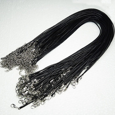 blackleathercord, Jewelry, leather, component