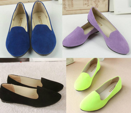 roundshoe, Flats, Comfortable, candy color