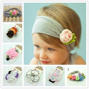 baby hair bands with flowers