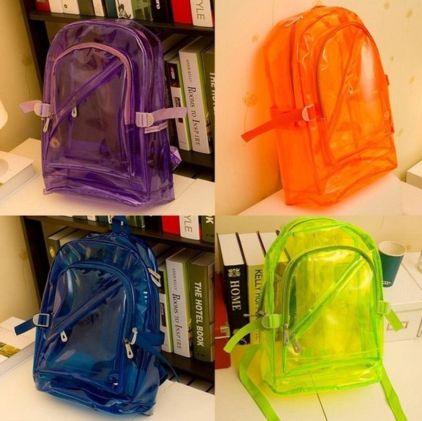 plastic book bag