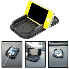Black Car Dashboard Sticky Pad Mat Anti Non Slip Gadget Mobile Phone GPS Holder