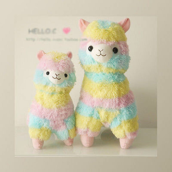 14'' Japan Amuse Arpakasso Alpacasso Alpaca Plush Soft Toys Doll Multicolour New