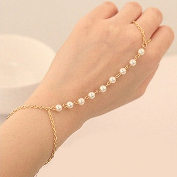 Multiple Bezels Hand Chain Bracelet – 770 Fine Jewelry