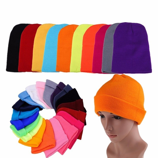 neon color beanies