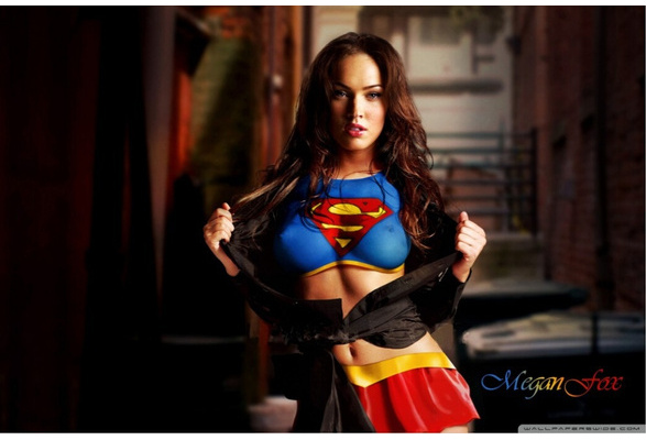 Megan Fox SEXY Supergirl wallpaper silk Wall Huge Wide Art Classical Poster  Home Deco gift 24x36 inch | Wish