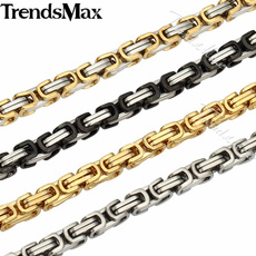 Box, Chain Necklace, necklaces for men, Stainless Steel