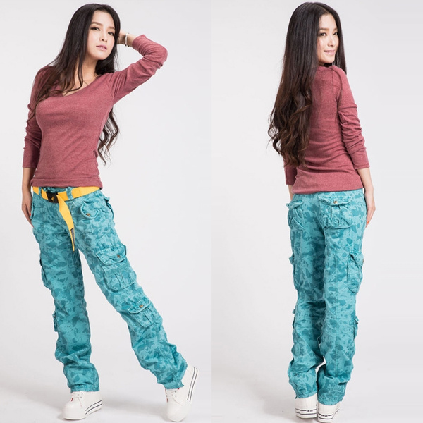 Girls Cargo Joggers Pants Elastic Waist Sweatpants Street Hip Hop Dance  Trousers | eBay
