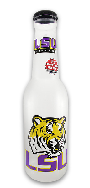 LSU Tigers 24oz. Soft Touch Bullet Water Bottle Two-Piece Set