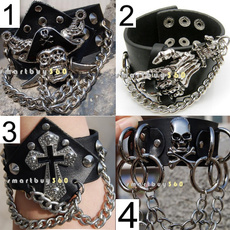 Bracelet, Goth, Jewelry, Chain