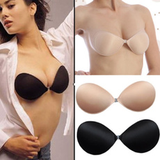 Sexy Silicone Adhesive Stick On Gel Push Up Strapless Invisible Backless Bra