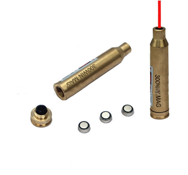 New Red Laser Bore Sighter .300 Win MAG Cartridge Sight Boresighter