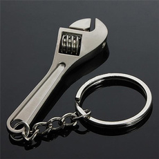 Creative Tool Wrench Spanner Key Chain Ring Keyring Metal Keychain Adjustable