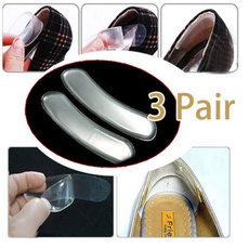 3Pairs Silicone High Dance Shoes Grip Back Heel Liner Gel Cushion Pads Insole JP