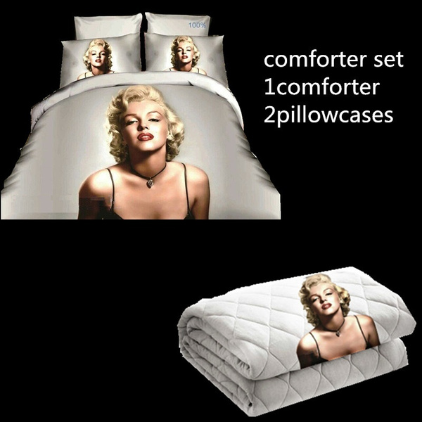 230cm Marilyn Monroe Comforter Bedding, Marilyn Monroe Bedding King Size