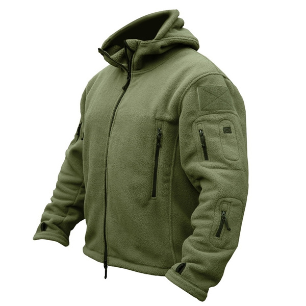 Military Outdoor Clothing Previously Issued Foliage Polartec Fleece Jacket