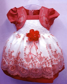 Kids Girls Dresses Floral Chiffon Dress Costume Princess Party Dresses Size 1-4Y