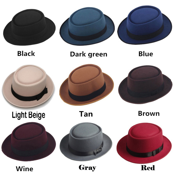 what does a pork pie hat look like