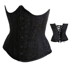 corset top, Black Corset, underbust corset, Lace