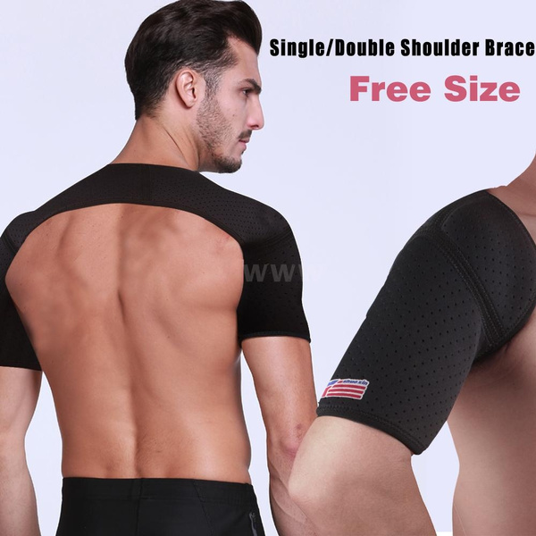 Shoulder Brace 40-50CM Men's Fashion Neoprene Gym Sports Magnetic