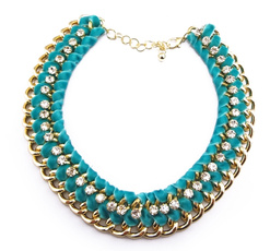 goldplated, Party Necklace, Jewelry, candy color