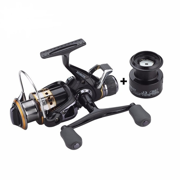 With One Free Spare Spool Fishing Spinning Baitcasting Reel Carp
