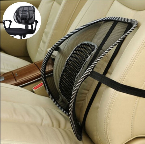 Car Seat Chair Back Cushion Mesh Lumbar Back Brace Car Seat Chair