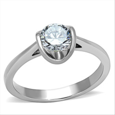 Steel, Engagement, Jewelry, Stainless