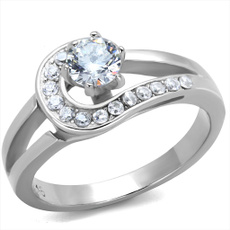 Steel, Engagement, polished, Jewelry