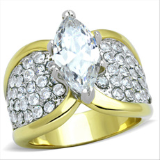 Steel, Engagement, Jewelry, Stainless