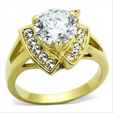 Steel, Engagement, Jewelry, gold