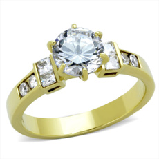 Steel, Engagement, Jewelry, gold