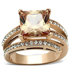 Steel, Jewelry, Cocktail, Rose