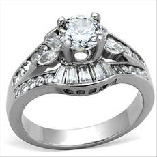 Steel, Engagement, Schmuck, Stainless Steel