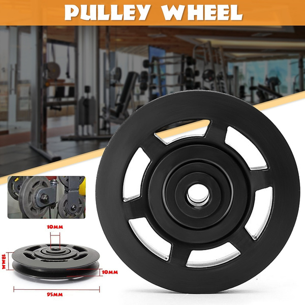 10*95mm black bearing pulley wheel cable gym equipment part wearproof NP