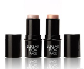 Sugar box Highlighter stick All Over Shimmer Highlighting Powder Creamy Texture Water-proof Silver Shimmer Light£¨1 pc£©