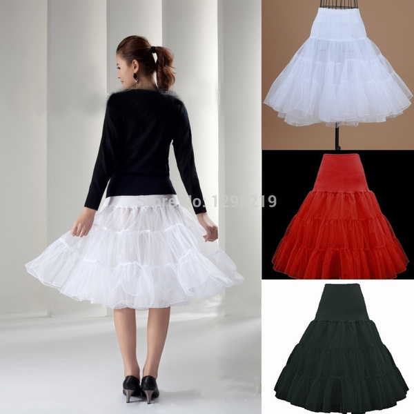 Red Tulle Petticoat for Wedding Dress