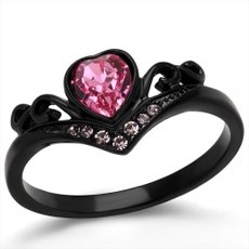 pink, ハート, ファッション, ジュエリー