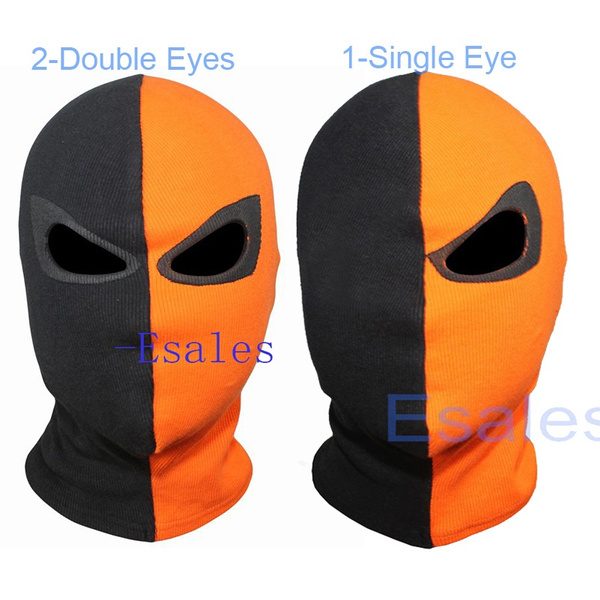 Masque Deathstroke Terminator - Fibre De Carbone - Cosplay Batman Arkham - Taille Unique