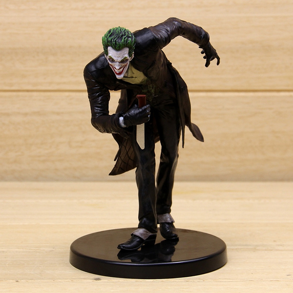 6'' DC Comics Arkham Origins Batman Series Black Joker Statue figure Movies Toy 