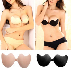 push up bra, strapless, frontclosure, Adhesive Bras