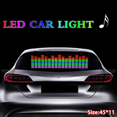 New Sound Activated Equalizer Car Sticker Music Rhythm LED Flash Light Lamp K821|28901