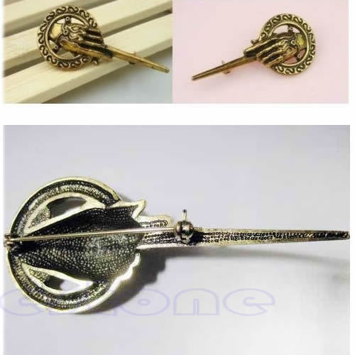 For Game of thrones hand of the king LapelFOeplica Vintage costume pin bro A! 